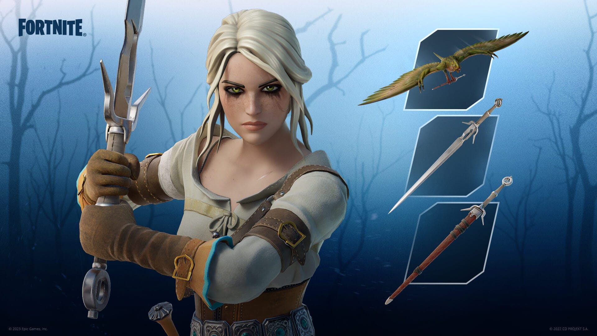 The Witcher's Ciri and Yennefer now in Fortnite