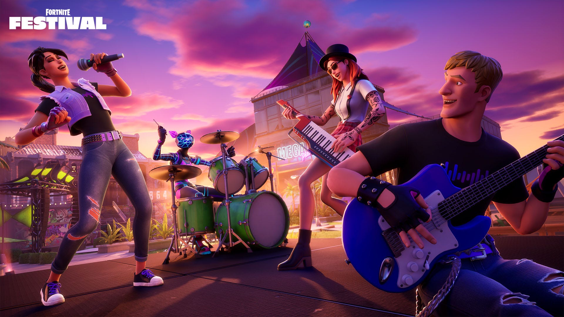 Rock band developer Harmonix's new Fortnite music mode will support
