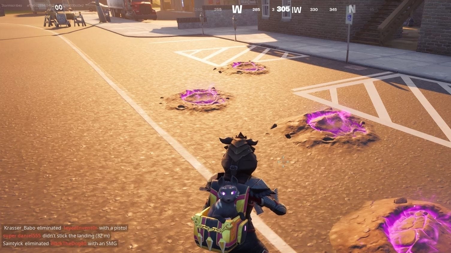 Fortnite Caretaker's footprints location Where to study the Caretaker