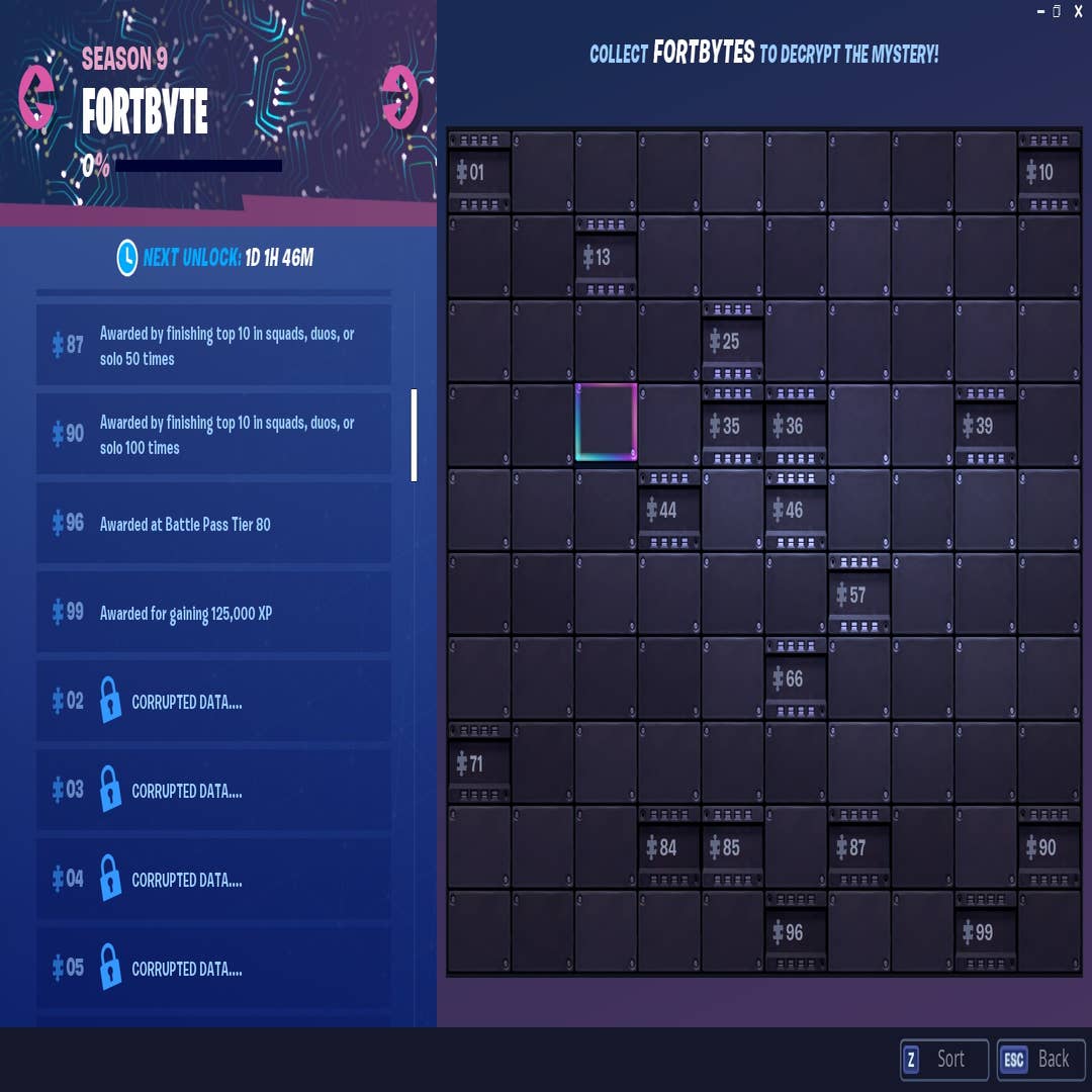 Fortnite Fortbyte 82: how to solve the pressure plate puzzle NW of