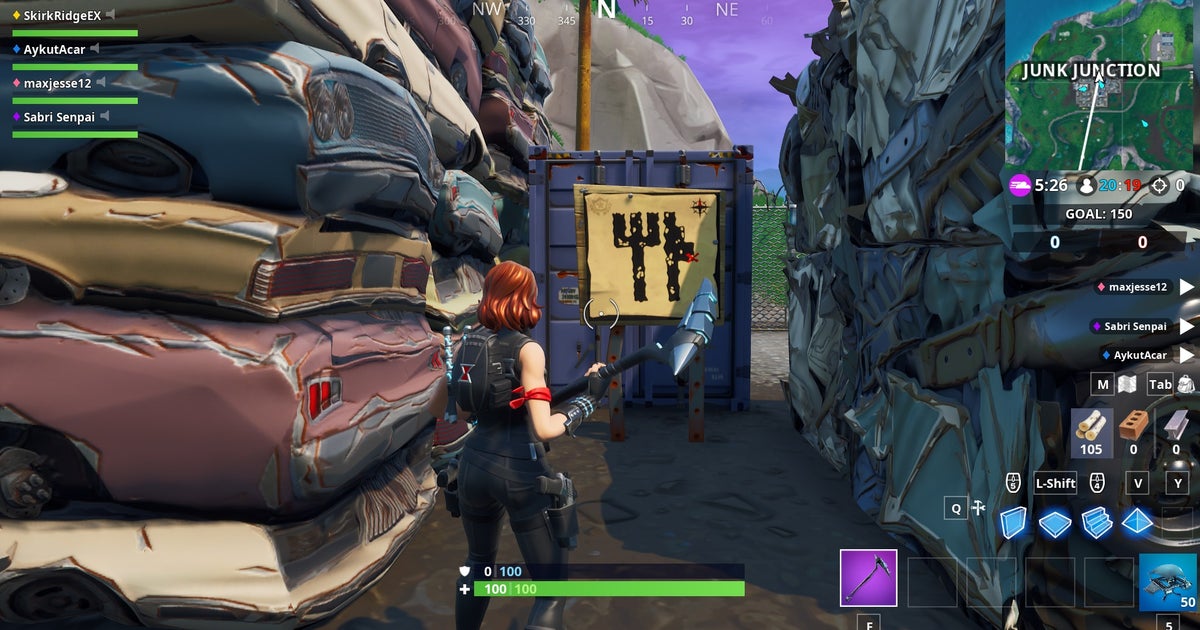 Junk Junction Math Game Fortnite Junk Junction map location - where to find the treasure | Rock ...