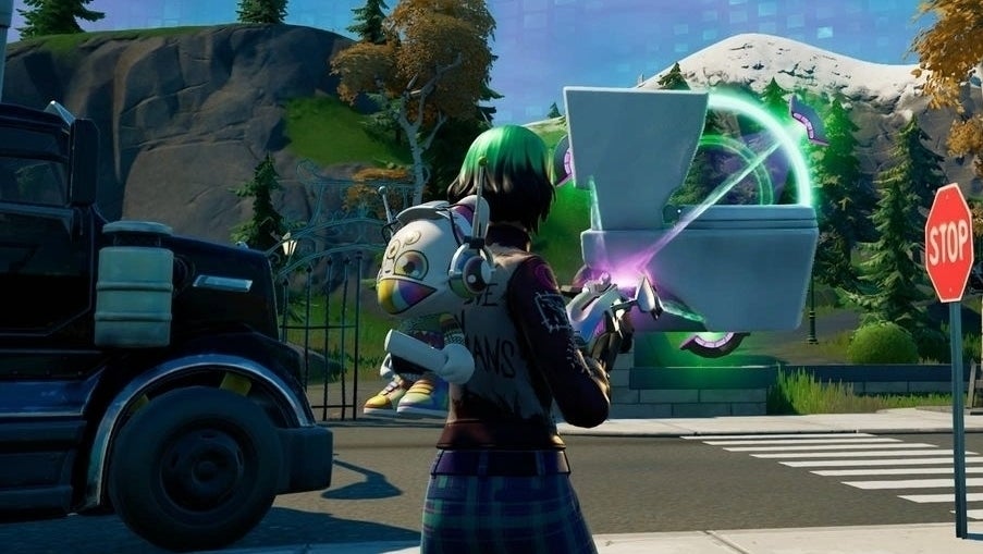 Fortnite Grab itron locations How to launch toilets with a Grab