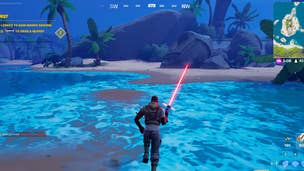 Where do you find lightsabers in Fortnite?