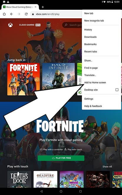 Como jogar Fortnite no iOS e Android com o Xbox Cloud Gaming