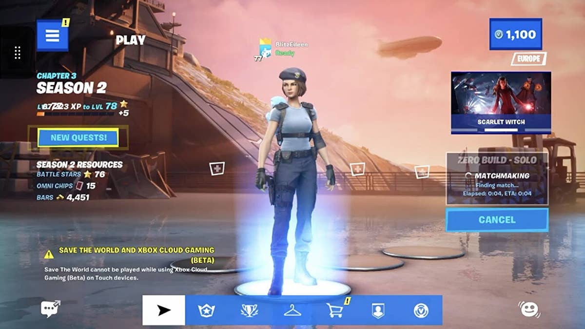 Fortnite: como jogar no iPhone e iPad com xCloud, fortnite