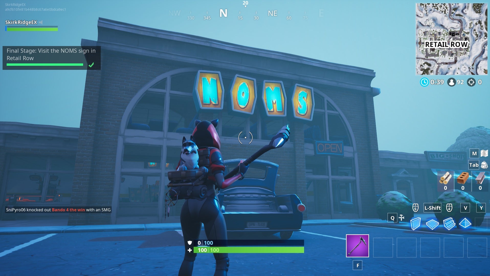 Fortnite NOMs locations sign letters where to find OSNM Rock