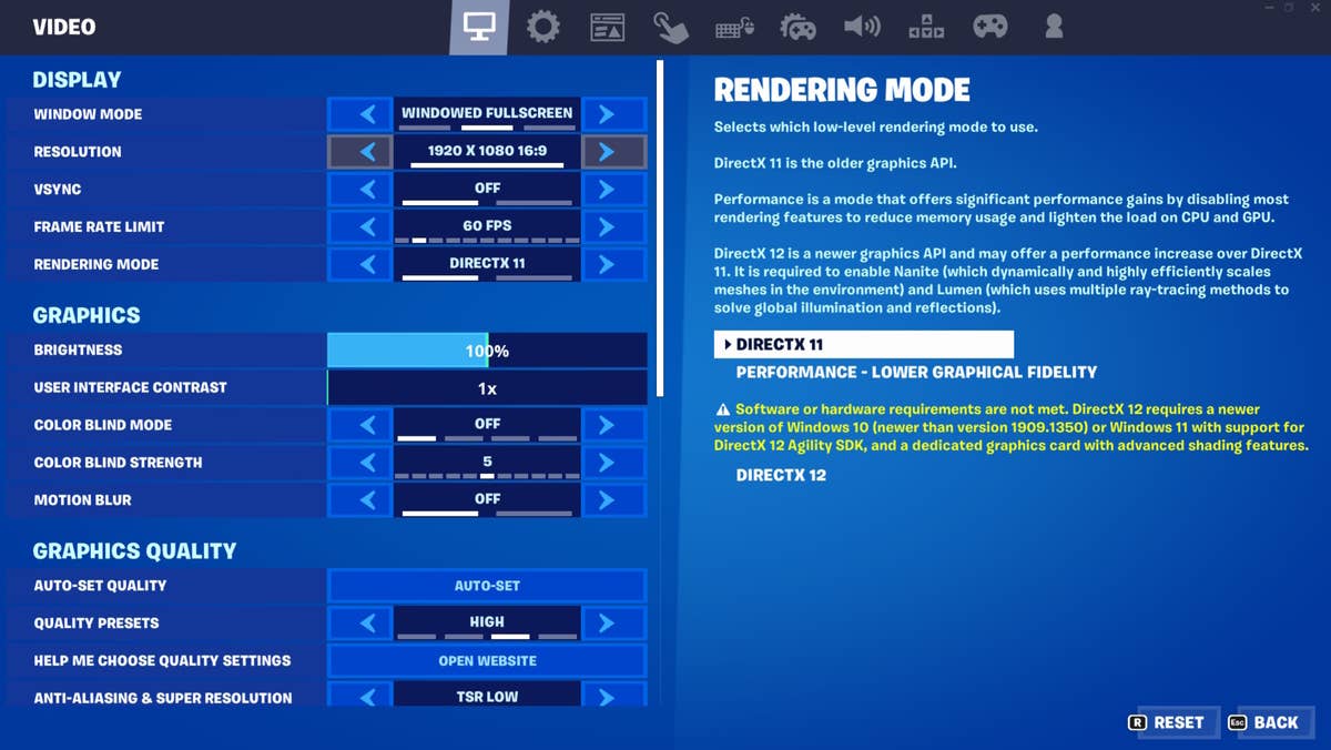 Best Fortnite Settings Pc 2025
