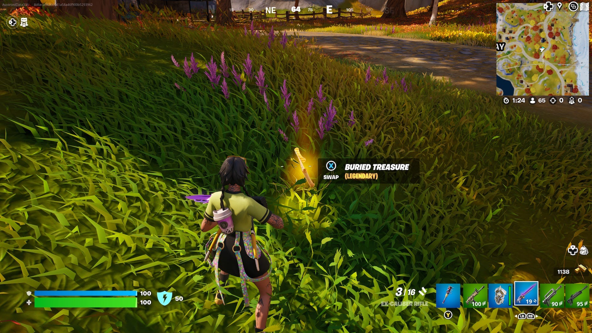 How to use the Peely's Plunder Augment to find buried treasure in