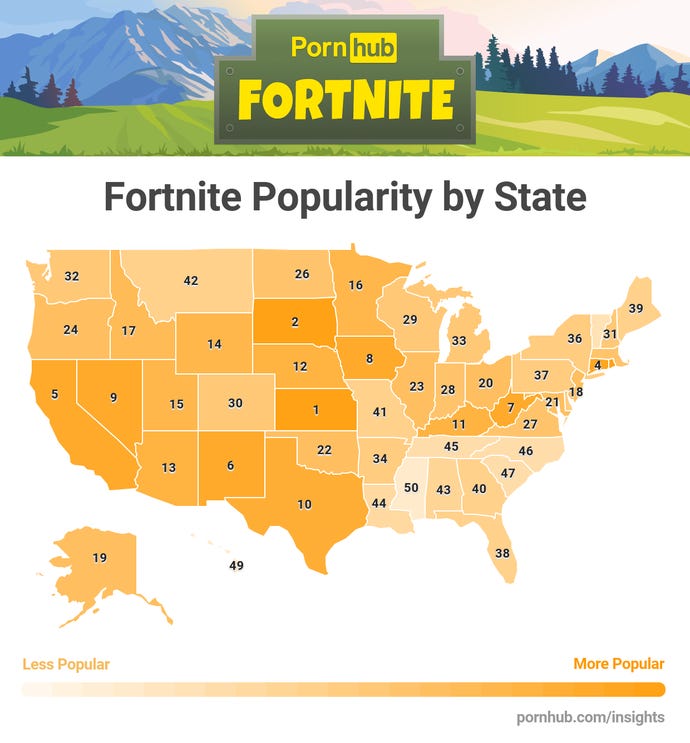 Fortnite Searches On Pornhub Up 824 Since March 15 Vg247