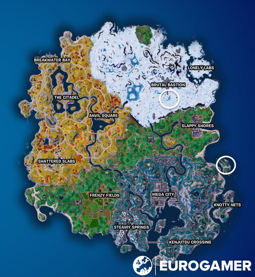 How to visit Frostbite Falls and Restful Retreat in Fortnite