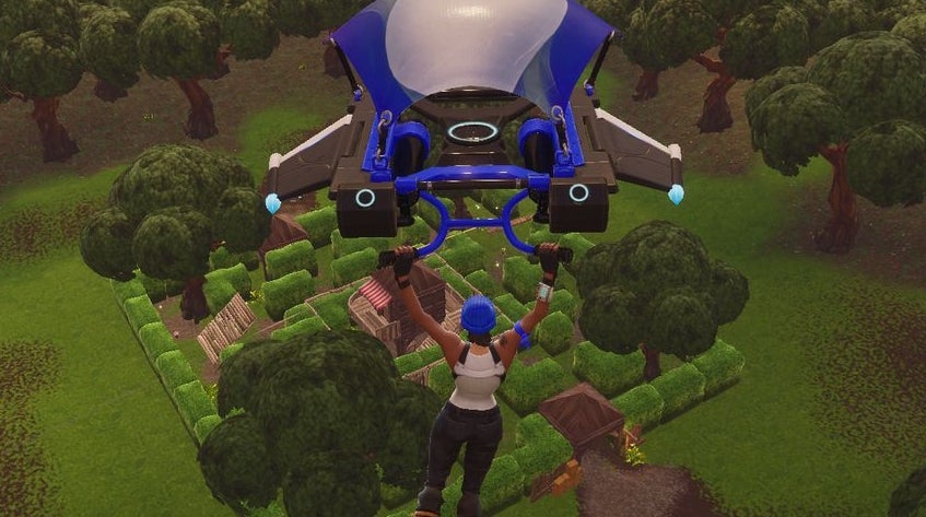 Fortnite Retail Row treasure map location Eurogamer