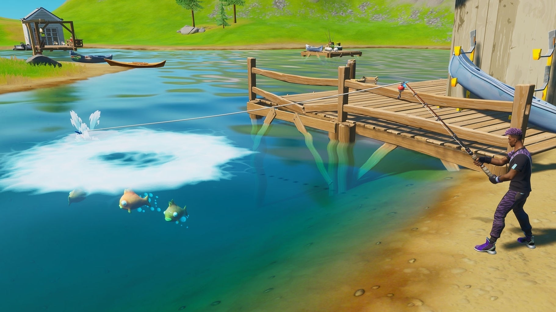 Fortnite Fische Kapitel 3 Season 2 Fortnite Season 3: Fange im Verlauf eines Matches verschiedene Fische