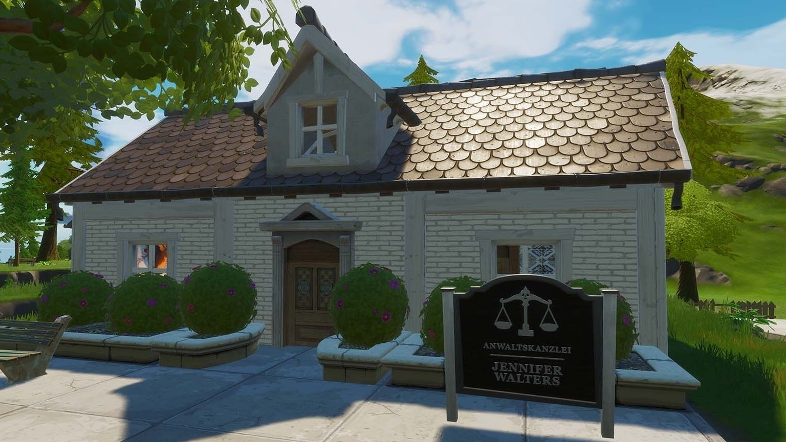 Fortnite Season 4 Anwaltskanzlei von Jennifer Walters besuchen