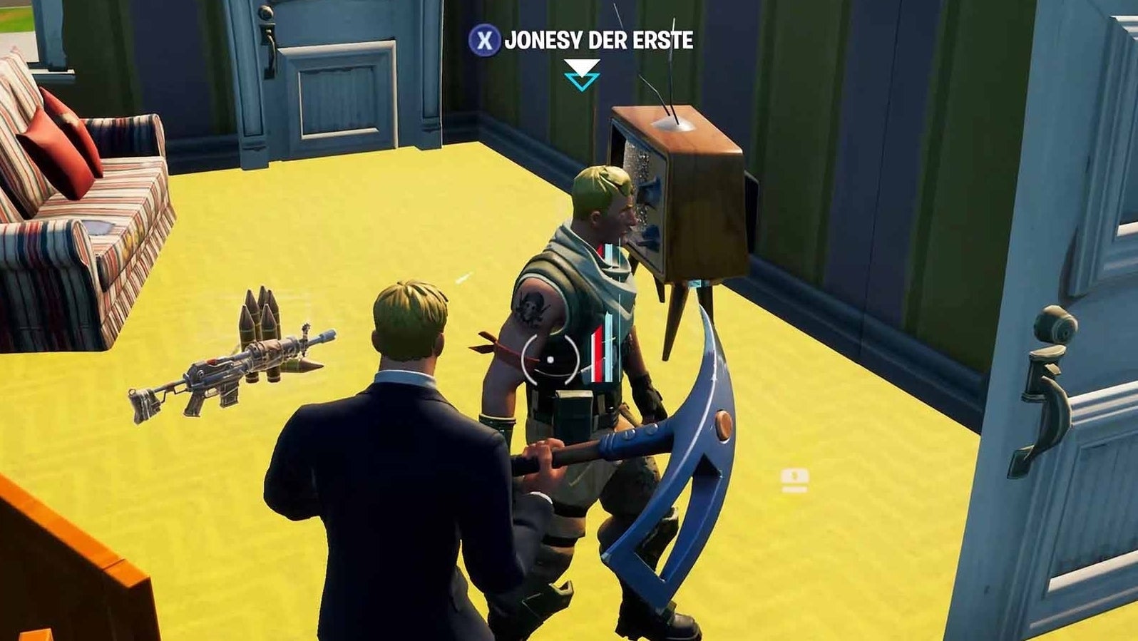 Fortnite Season 6 Finde und duelliere dich mit Jonesy den Ersten