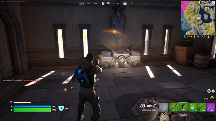 Fortnite, die Citadel Eidbound -Truhe fünf