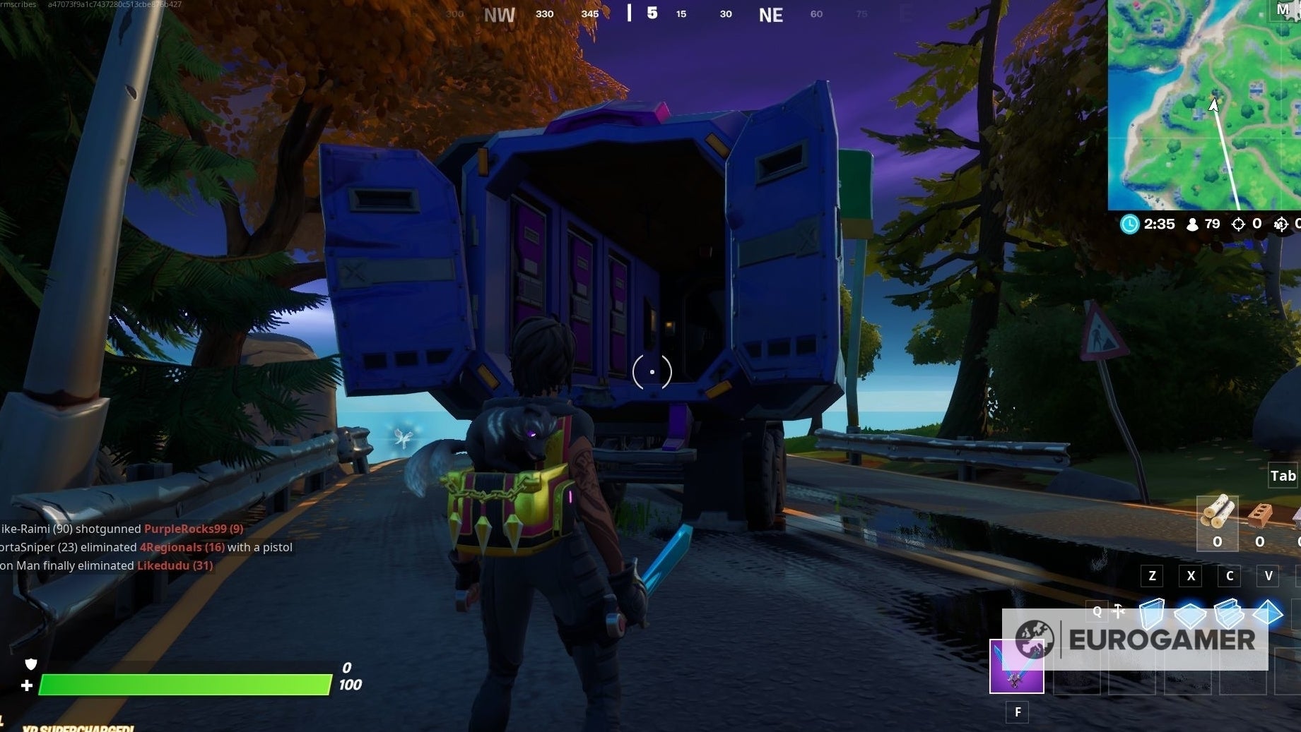 Fortnite Locate a Trask Transport Truck explained Eurogamer