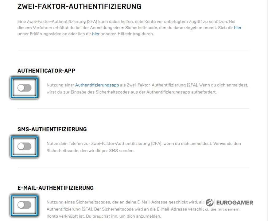 Fortnite 2FA aktivieren - So geht's für alle Plattformen | Eurogamer.de