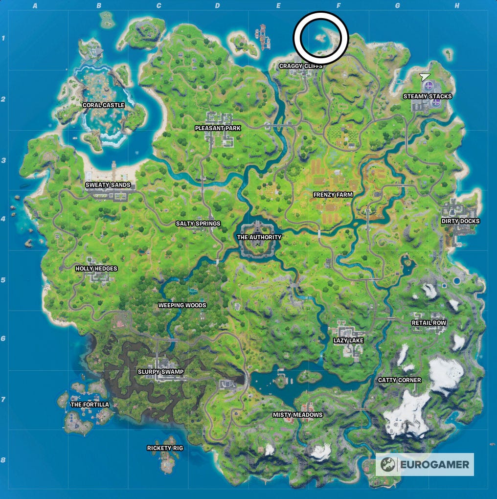 Fortnite - wyzwanie: Zbierz wszystkie części statku kosmicznego