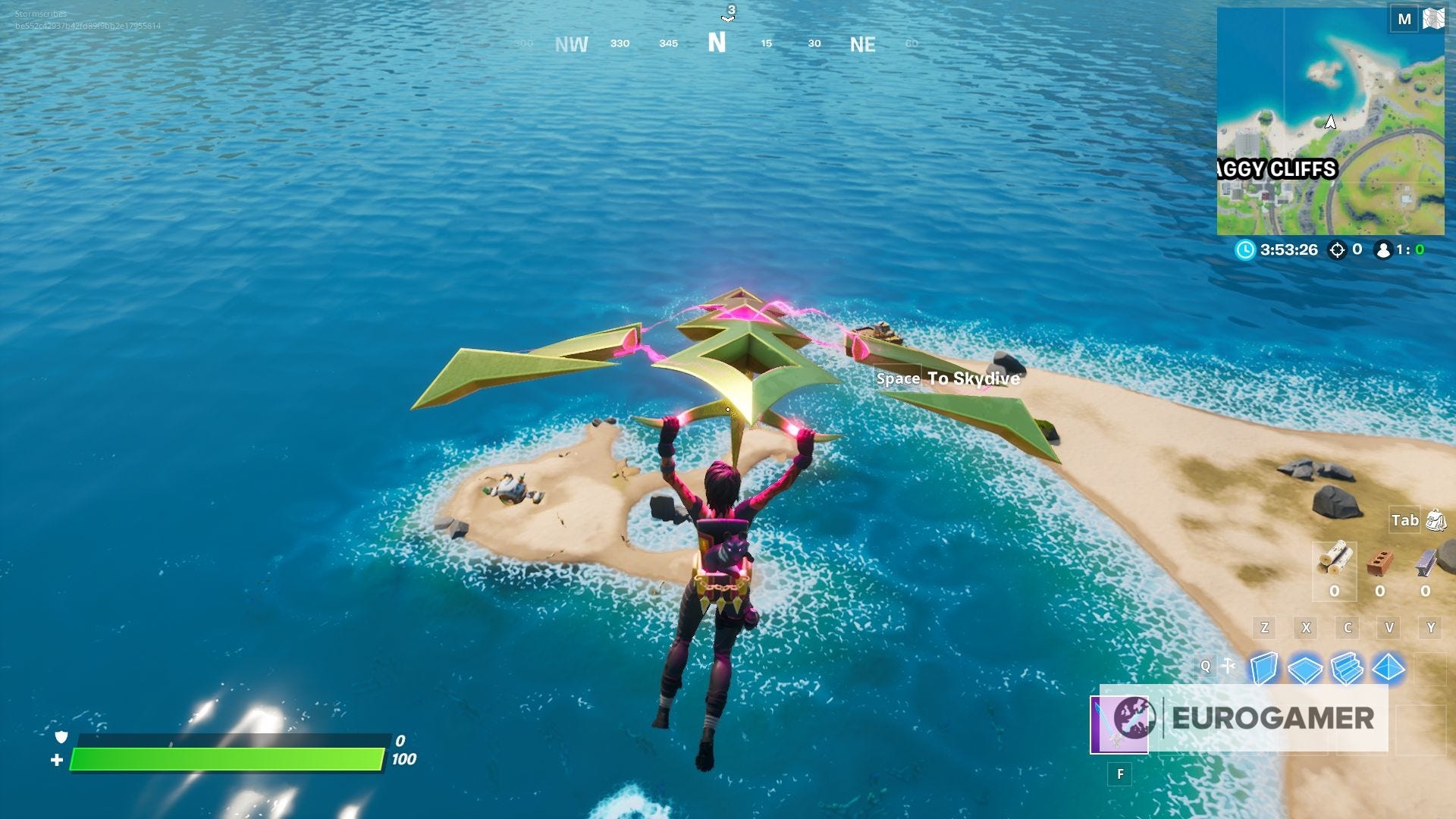 Fortnite - wyzwanie: Zbierz wszystkie części statku kosmicznego