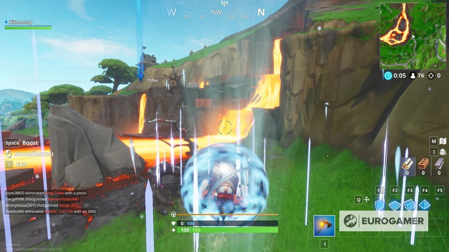 How To Charge A Baller In Fortnite Fortnite Baller locations, how to use The Baller in different matches