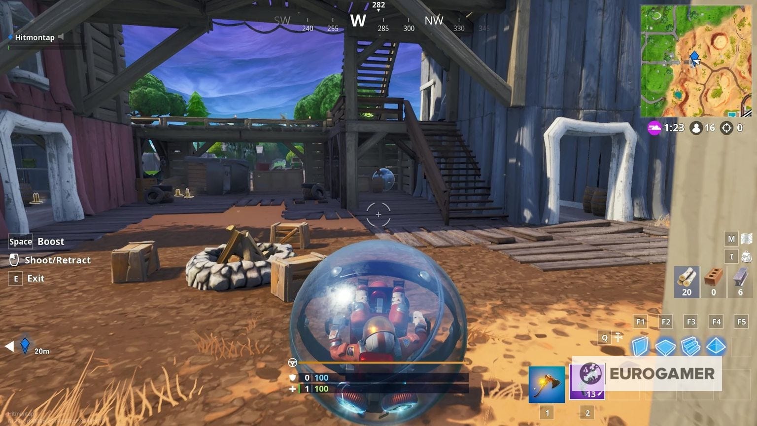 How To Charge A Baller In Fortnite Fortnite Baller locations, how to use The Baller in different matches