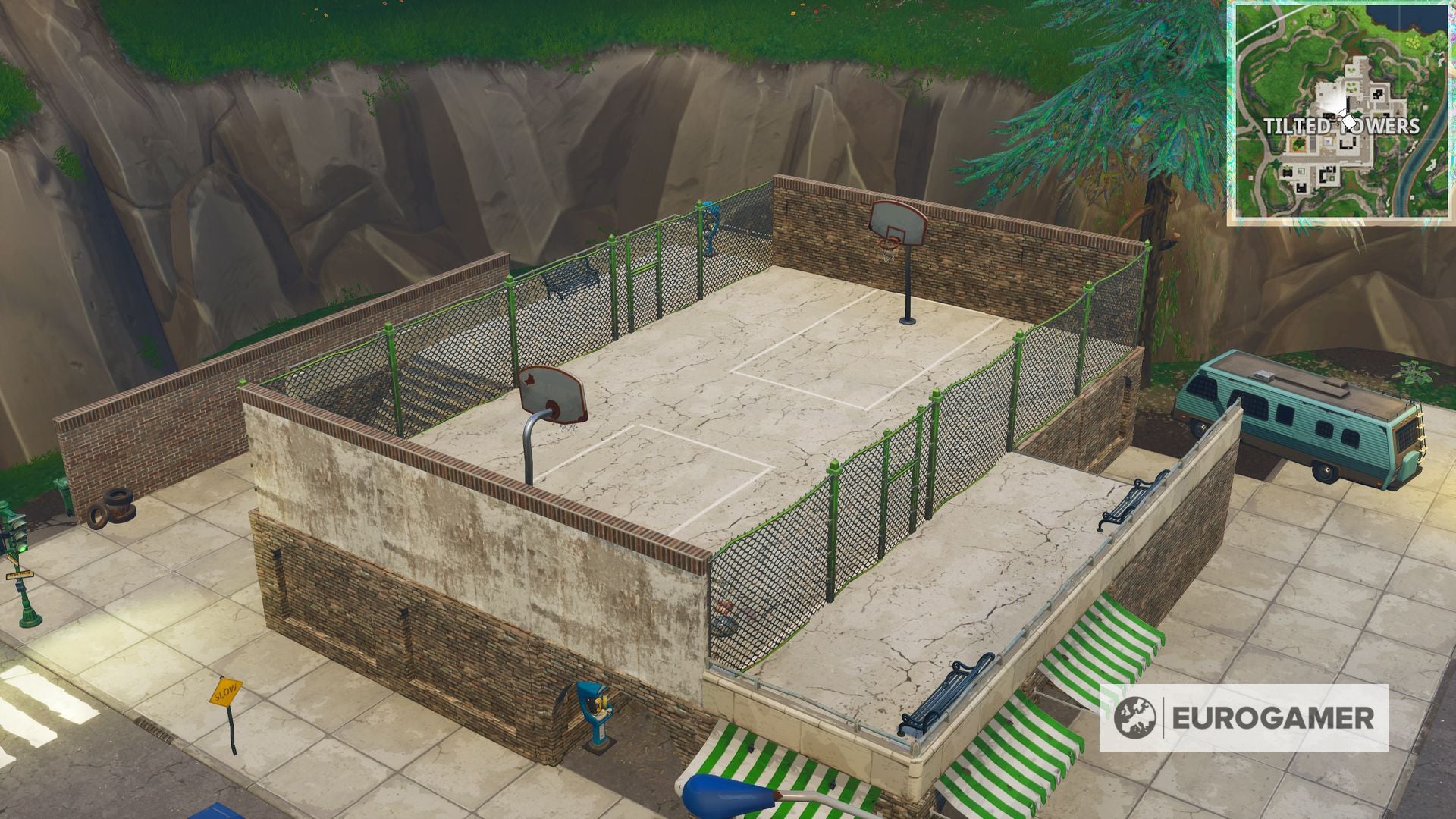 Fortnite Basketball Hoop locations Where to score a basket on
