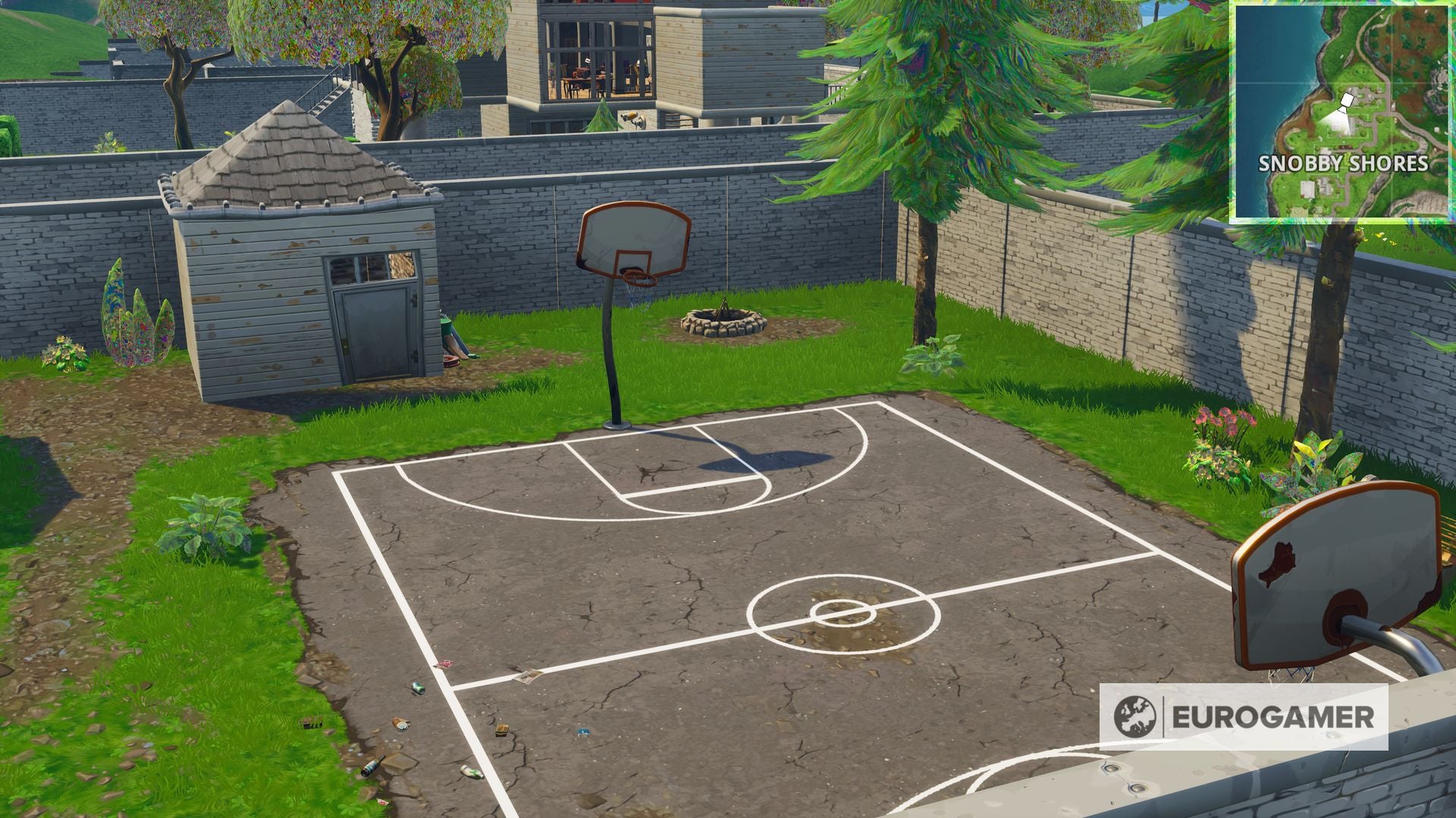 Fortnite Basketball Hoop locations Where to score a basket on