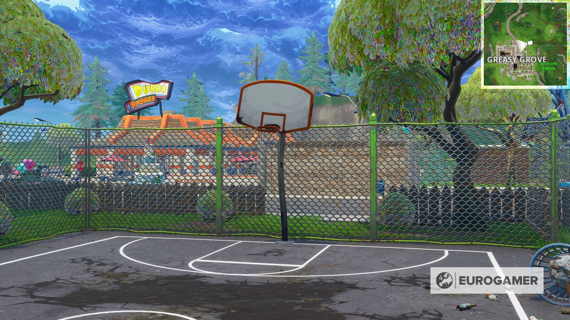 Fortnite Basketball Hoop locations Where to score a basket on