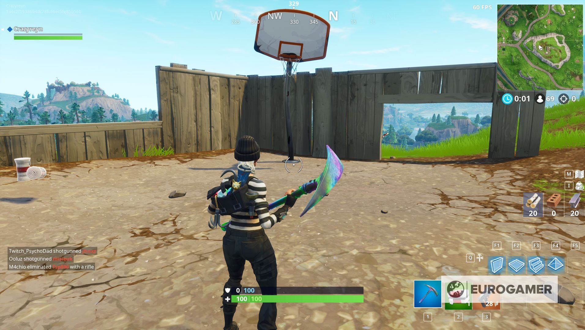 Fortnite Basketball Hoop locations Where to score a basket on