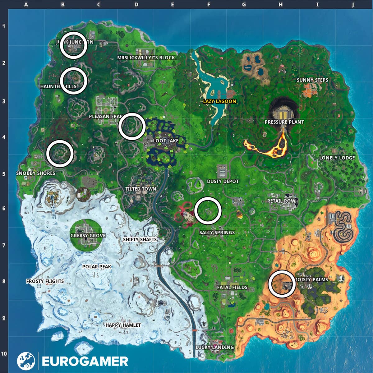 Fortnite Bat Signal locations: Where to light up different Bat Signals  outside of Gotham City 