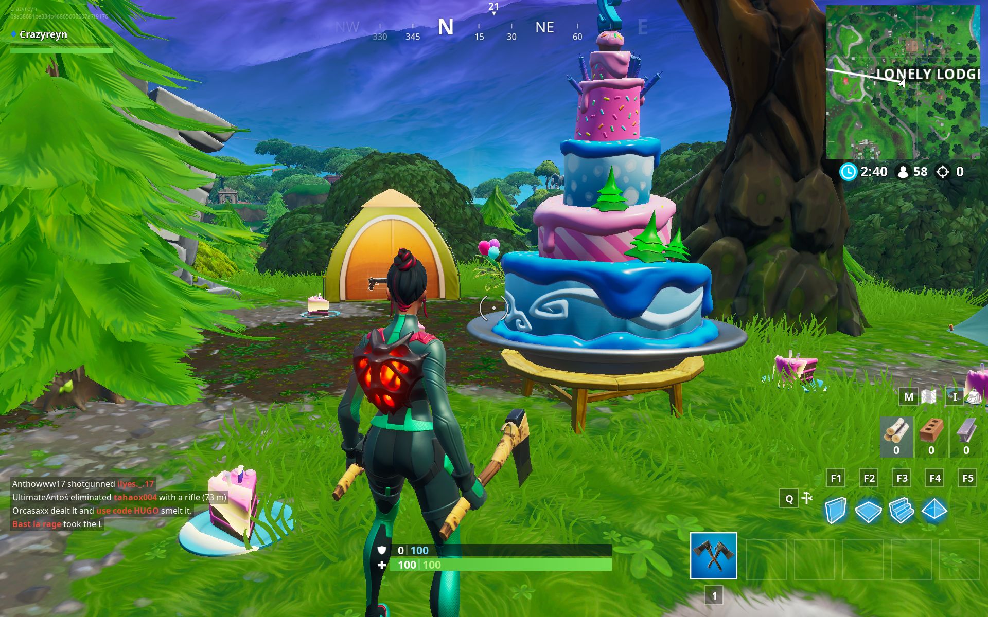 Fortnite: Birthday Cake Locations – Dance in front of different Birthday  Cakes | Alienware Arena