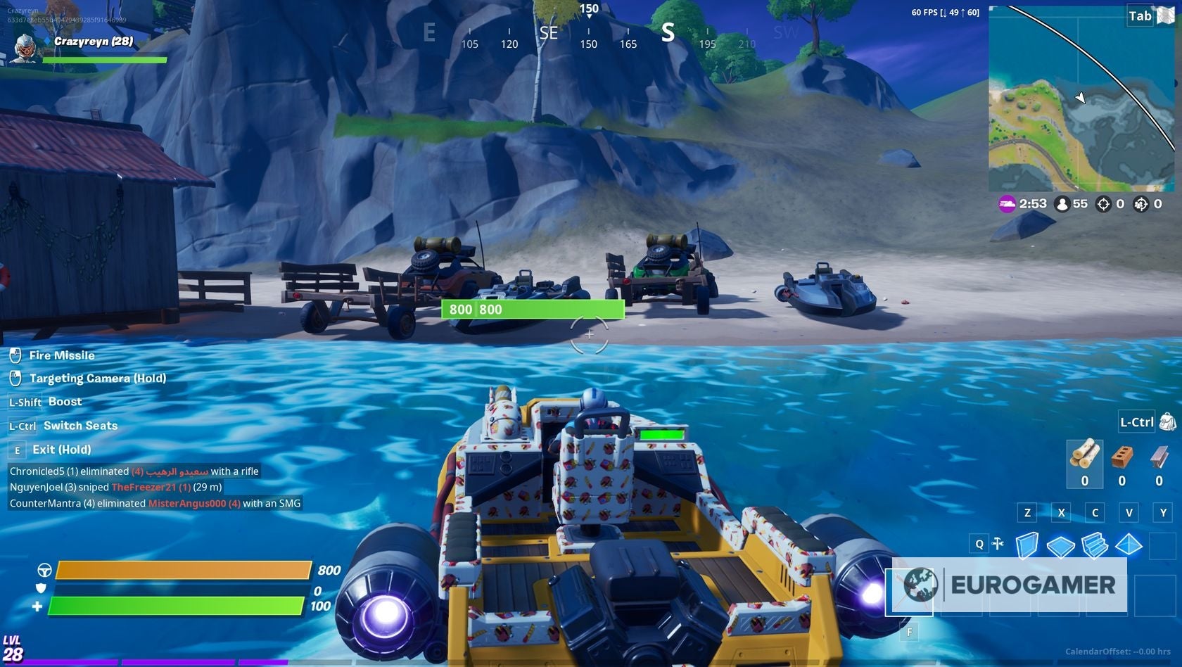 Fortnite boat locations Where to find boats and how they work