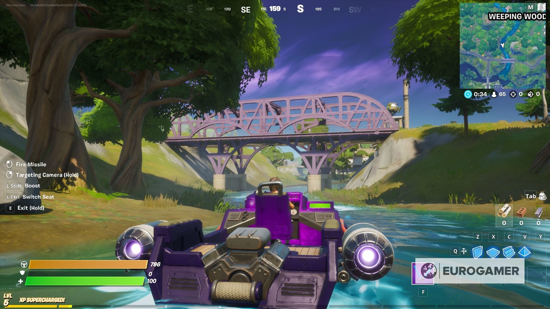 Fortnite - Ride a Motorboat under different coloured bridges explained ...