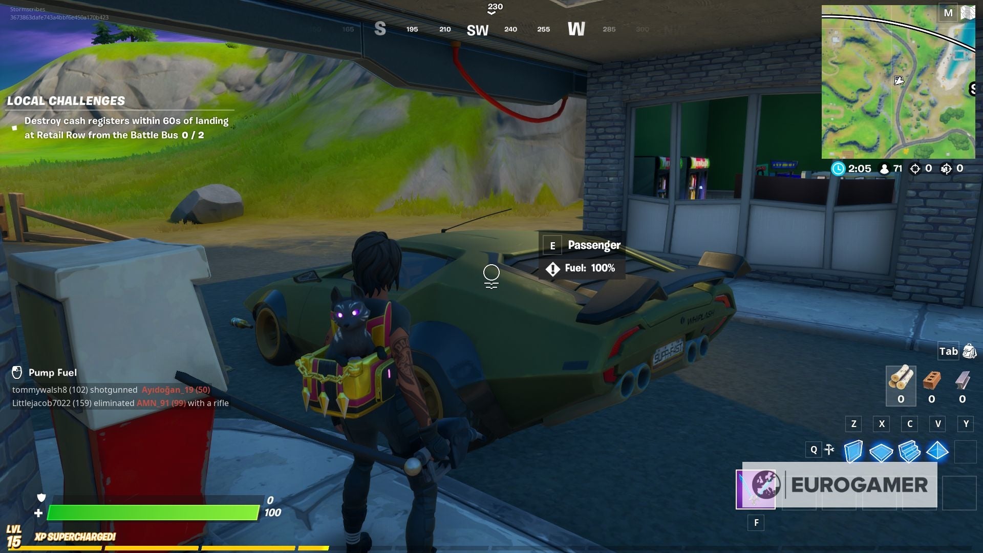 Fortnite gas station locations How to refuel a car in Fortnite explained