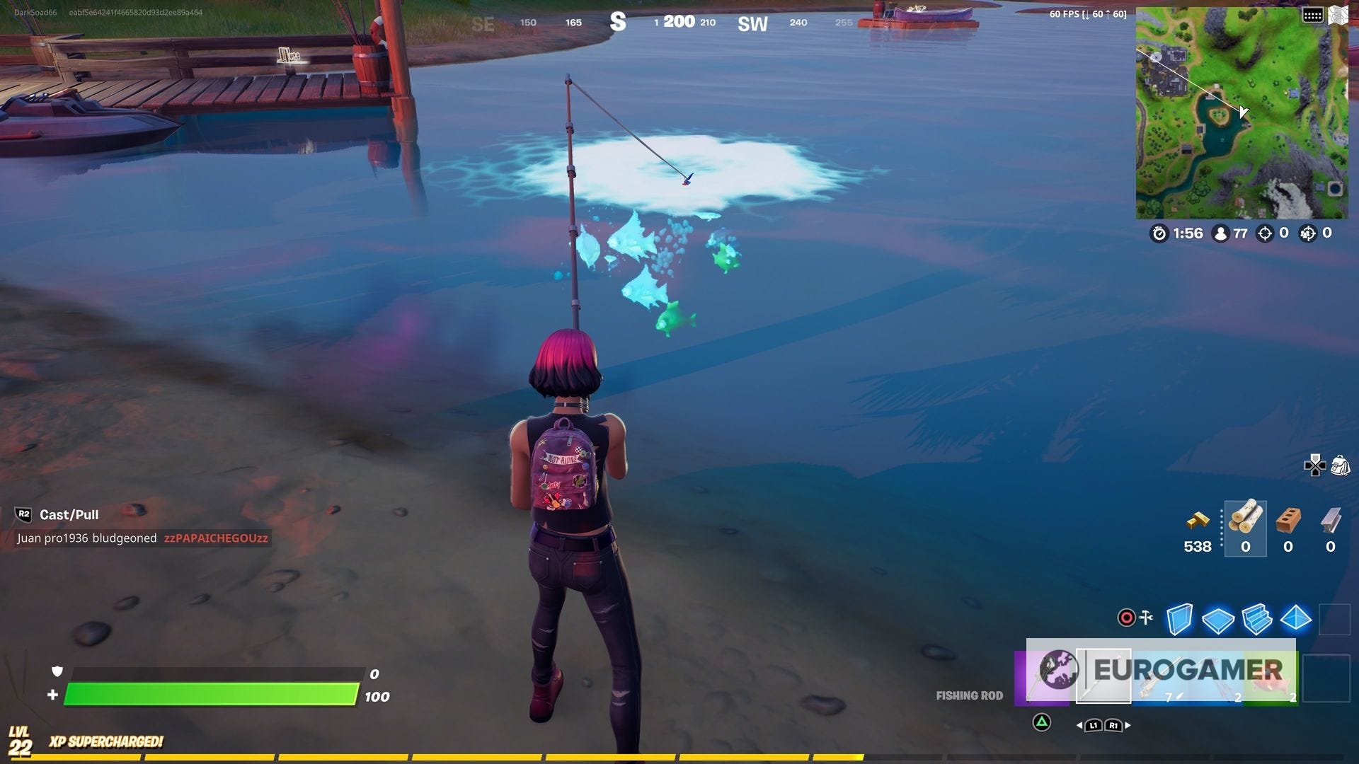 Fortnite fishing spot locations How to catch fish at fishing spots