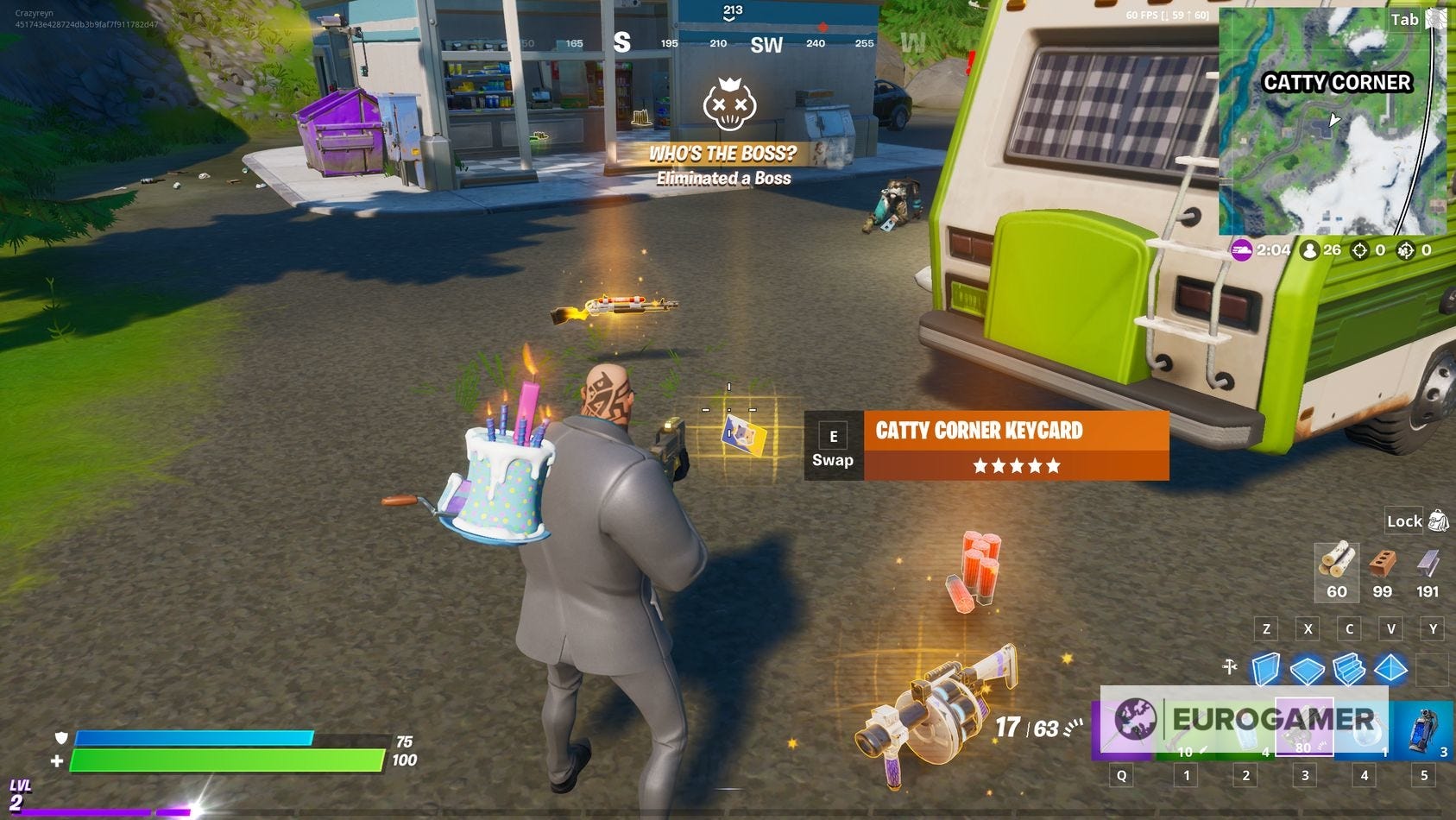 Fortnite Catty Corner Vault location and how to open it with the Catty