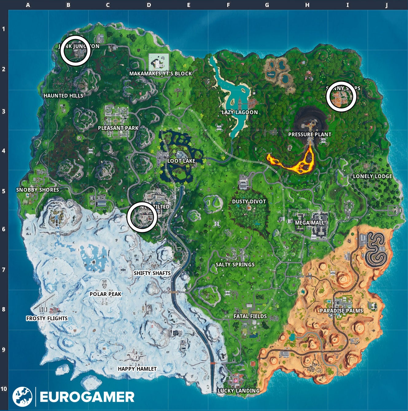 Fortnite Clock locations explained Where to visit different clocks in Fortnite