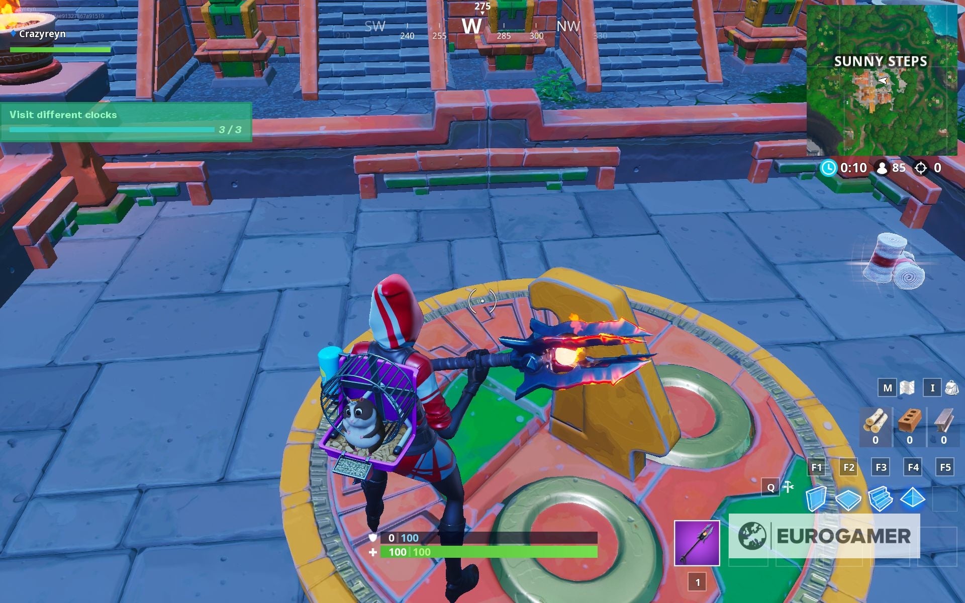 Fortnite Clock locations explained Where to visit different clocks in