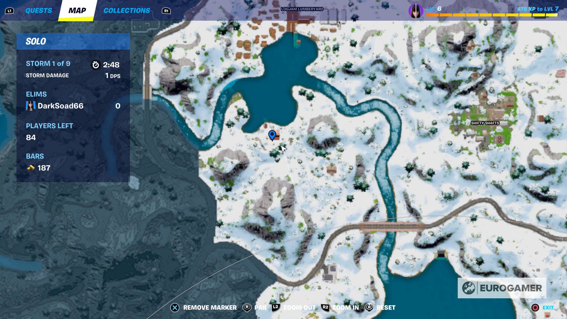 Dance For Three Seconds At Crackshot's Cabin Fortnite workshop locations: Where to dance for three seconds at