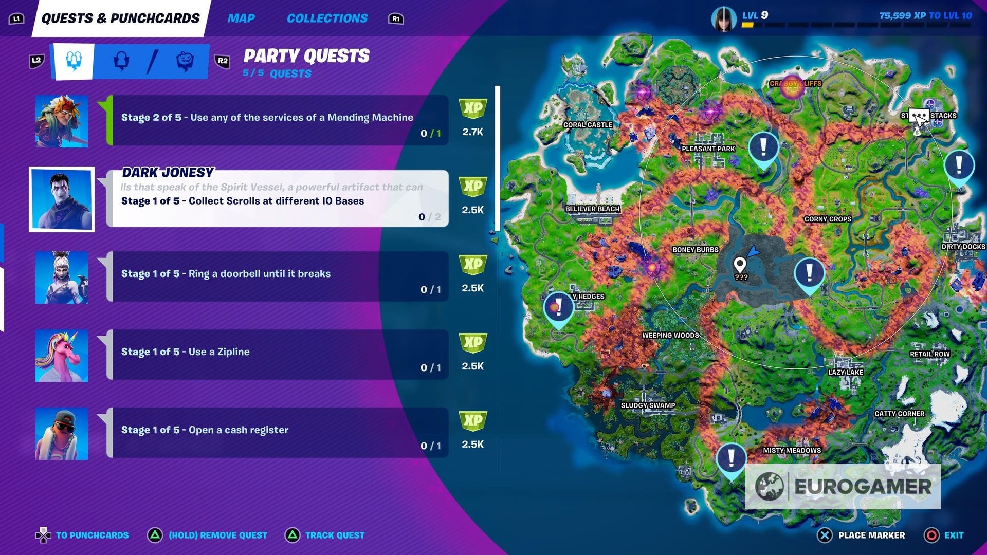 Fortnite scroll locations Where to collect scrolls at different IO