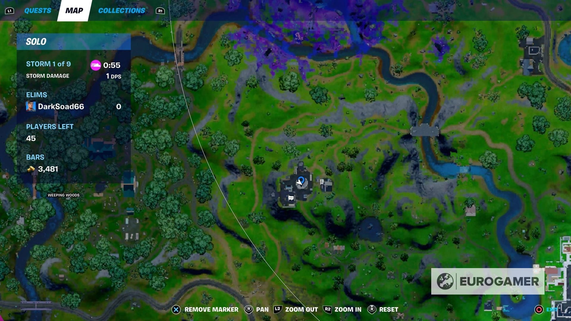 Fortnite How to interact with equipment at any IO radar dish base