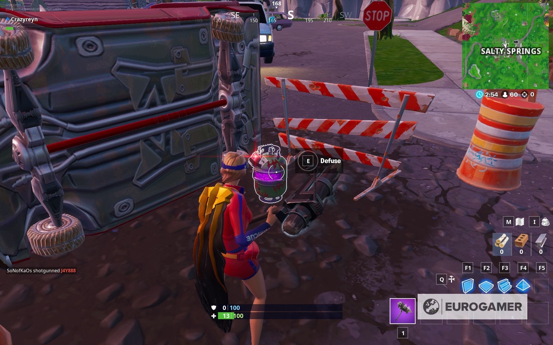 Fortnite Joker Gas Canister locations Where to defuse Joker gas