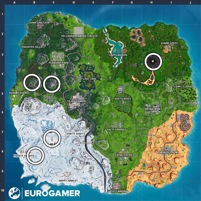 Chapter 2 Map Heightmap Fortnite highest elevation locations: Where to visit the 5 highest ...
