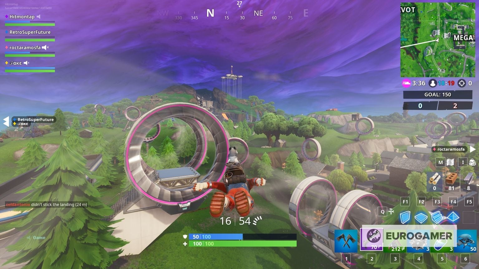Fortnite Slipstreams how to ride the Slipstream around Neo Tilted and