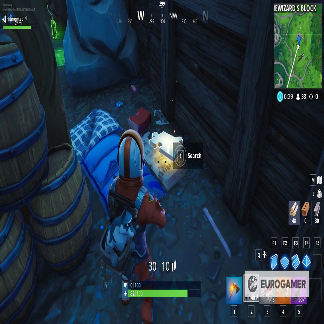 Search Jigsaw Puzzle Pieces under bridges and in caves - Fortnite