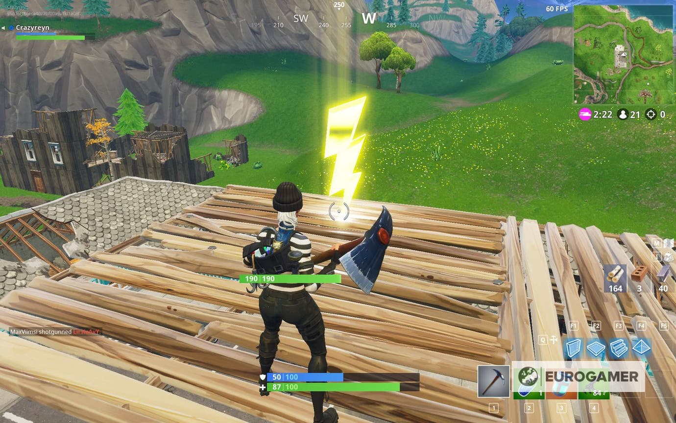 Fortnite Lightning Bolt locations Where to find all floating