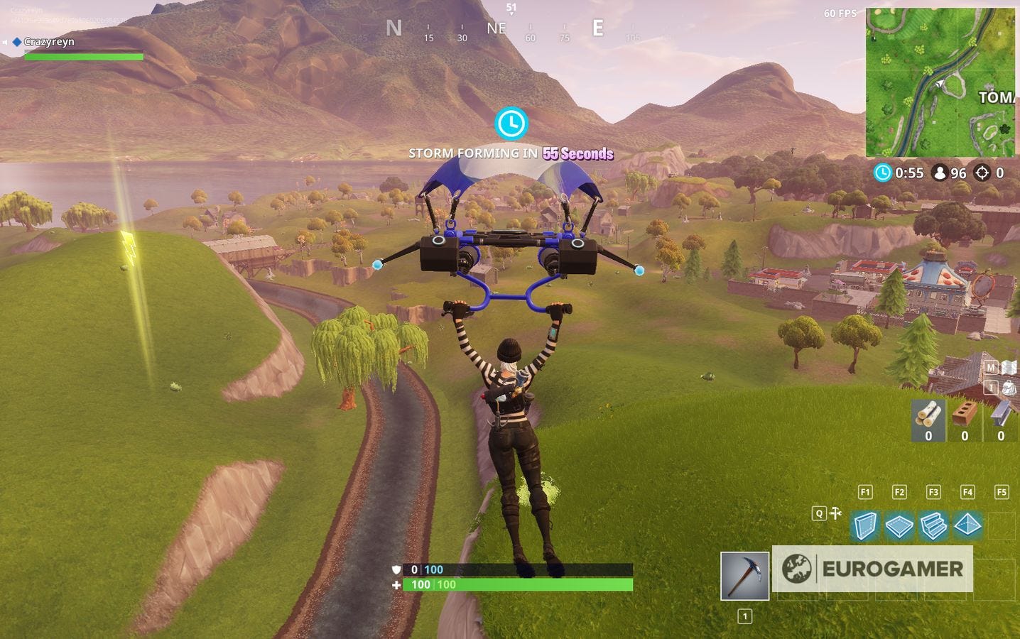 Fortnite Lightning Bolt locations Where to find all floating