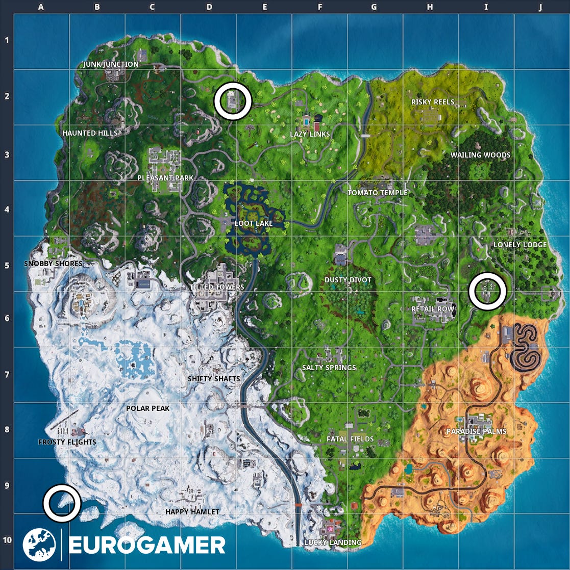 Fortnite Motel and RV Park locations Where to search chests or ammo