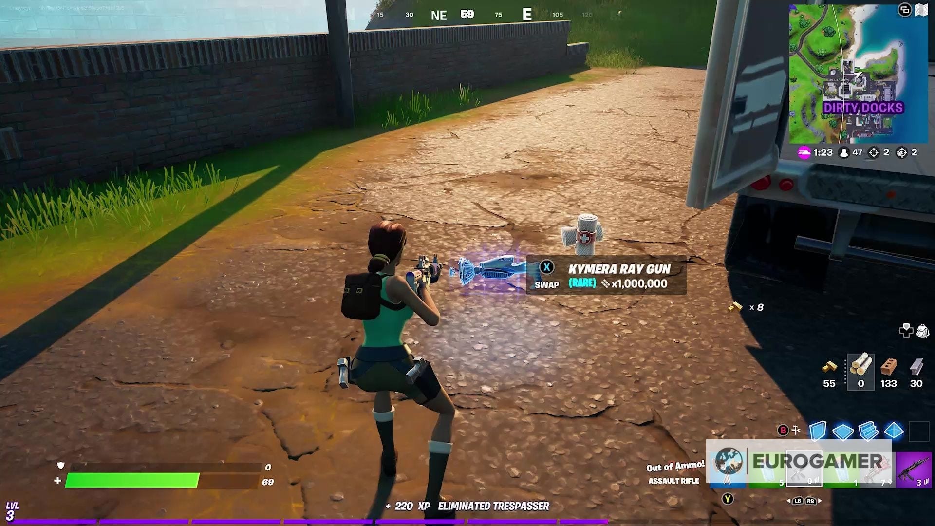 Fortnite ray guns How to find Kymera Ray Gun locations explained