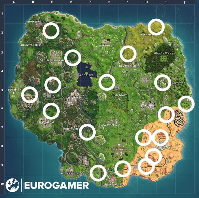 Fortnite Rift locations - how to use a Rift at different Rift spawn ...